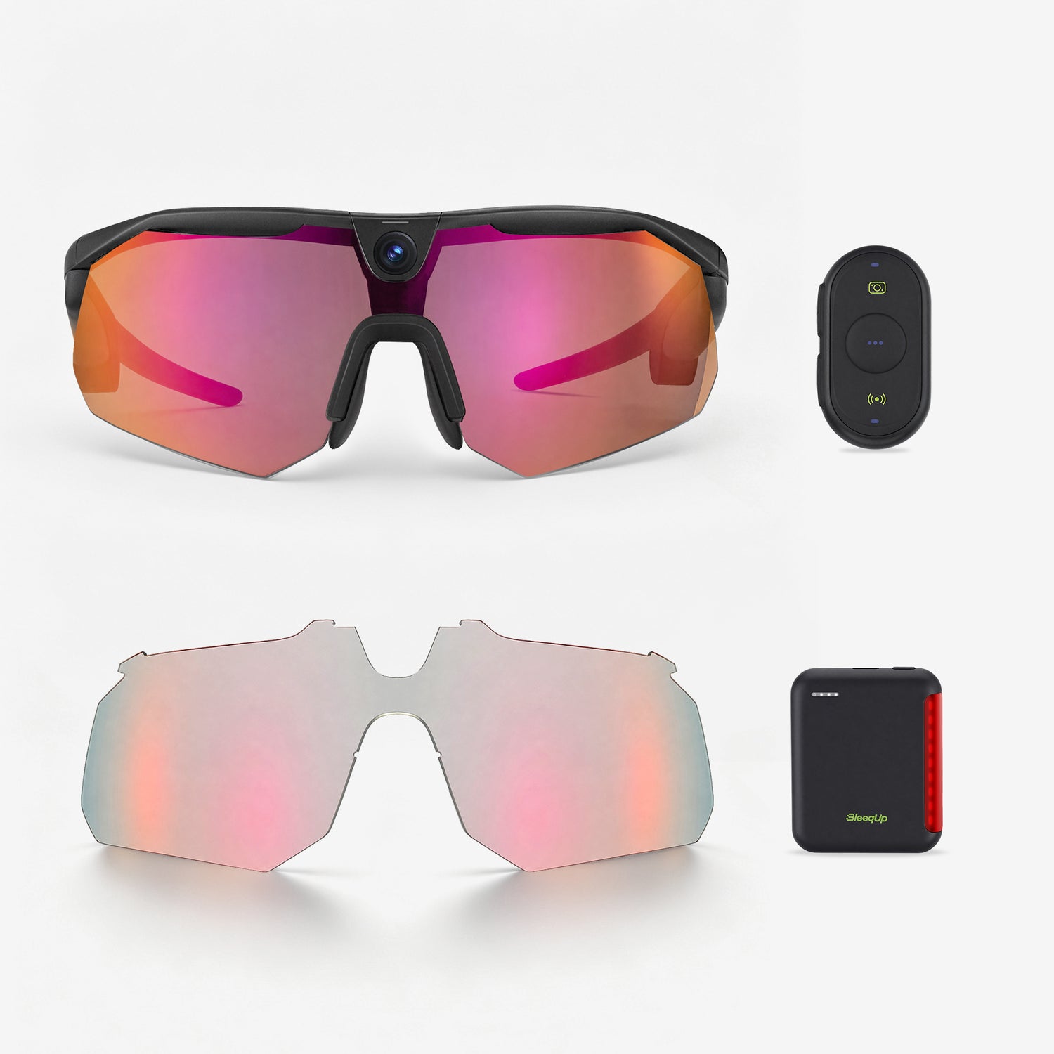 BleeqUp Ranger AI Sports Camera Glasses – Ultimate Bundle