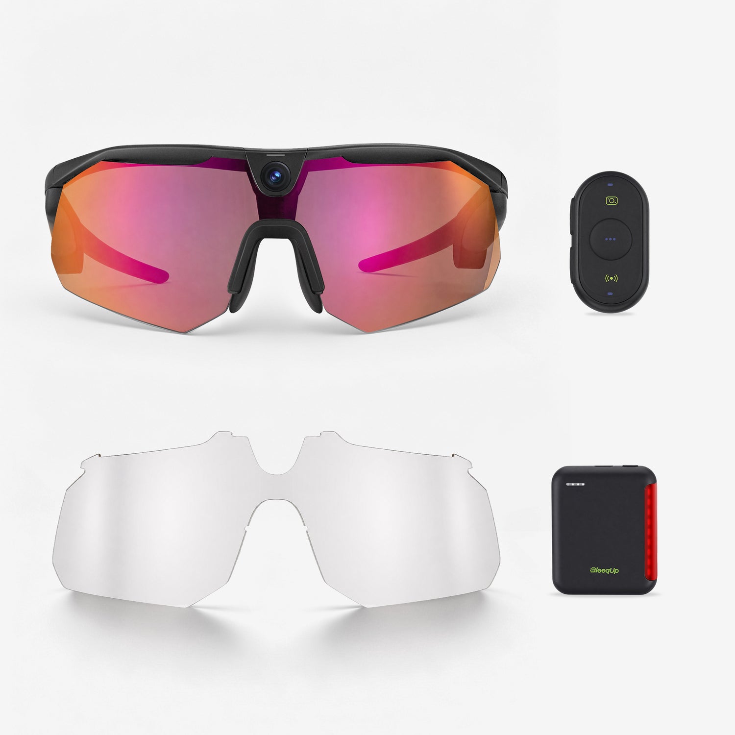 BleeqUp Ranger AI Sports Camera Glasses – Ultimate Bundle