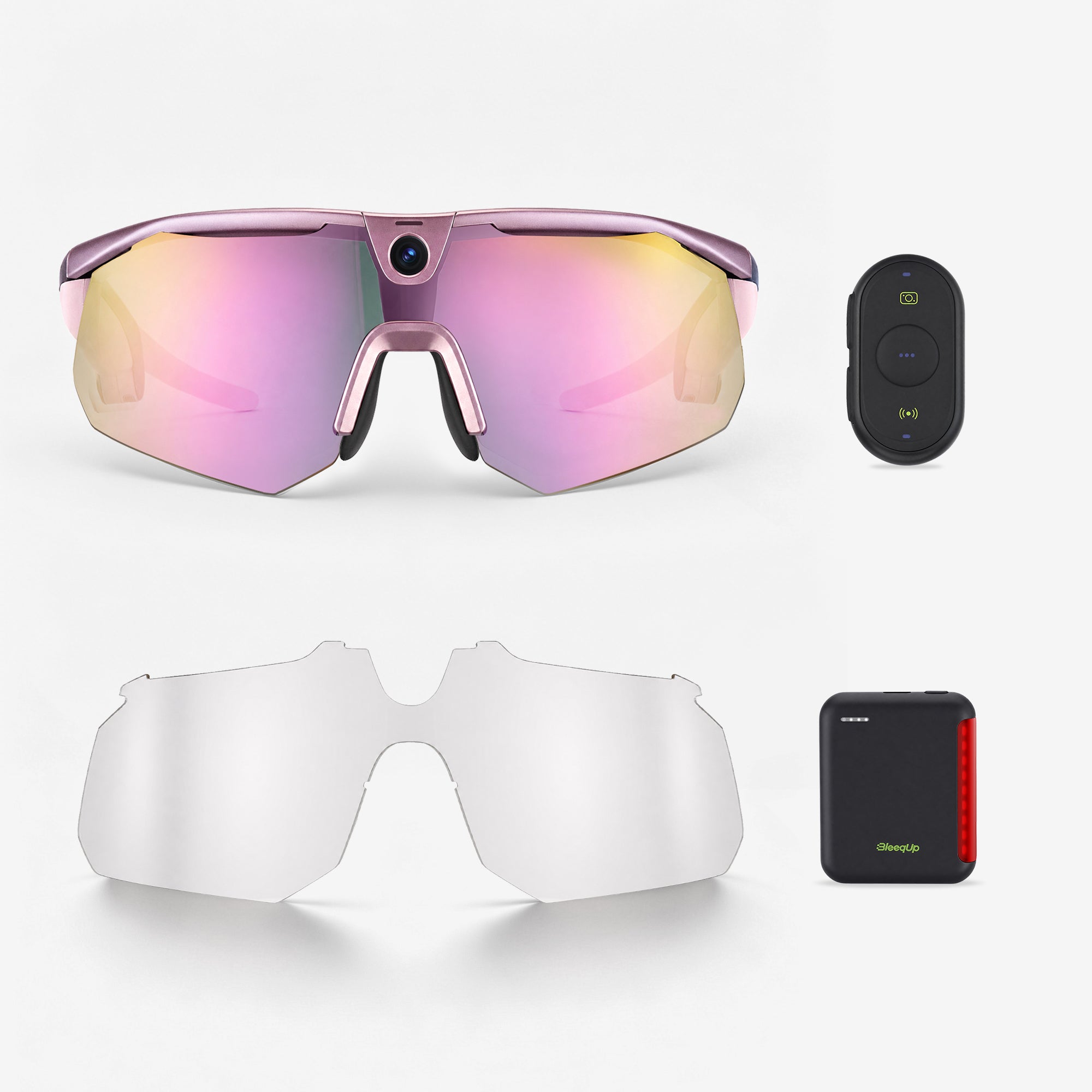 BleeqUp Ranger AI Sports Camera Glasses – Ultimate Bundle