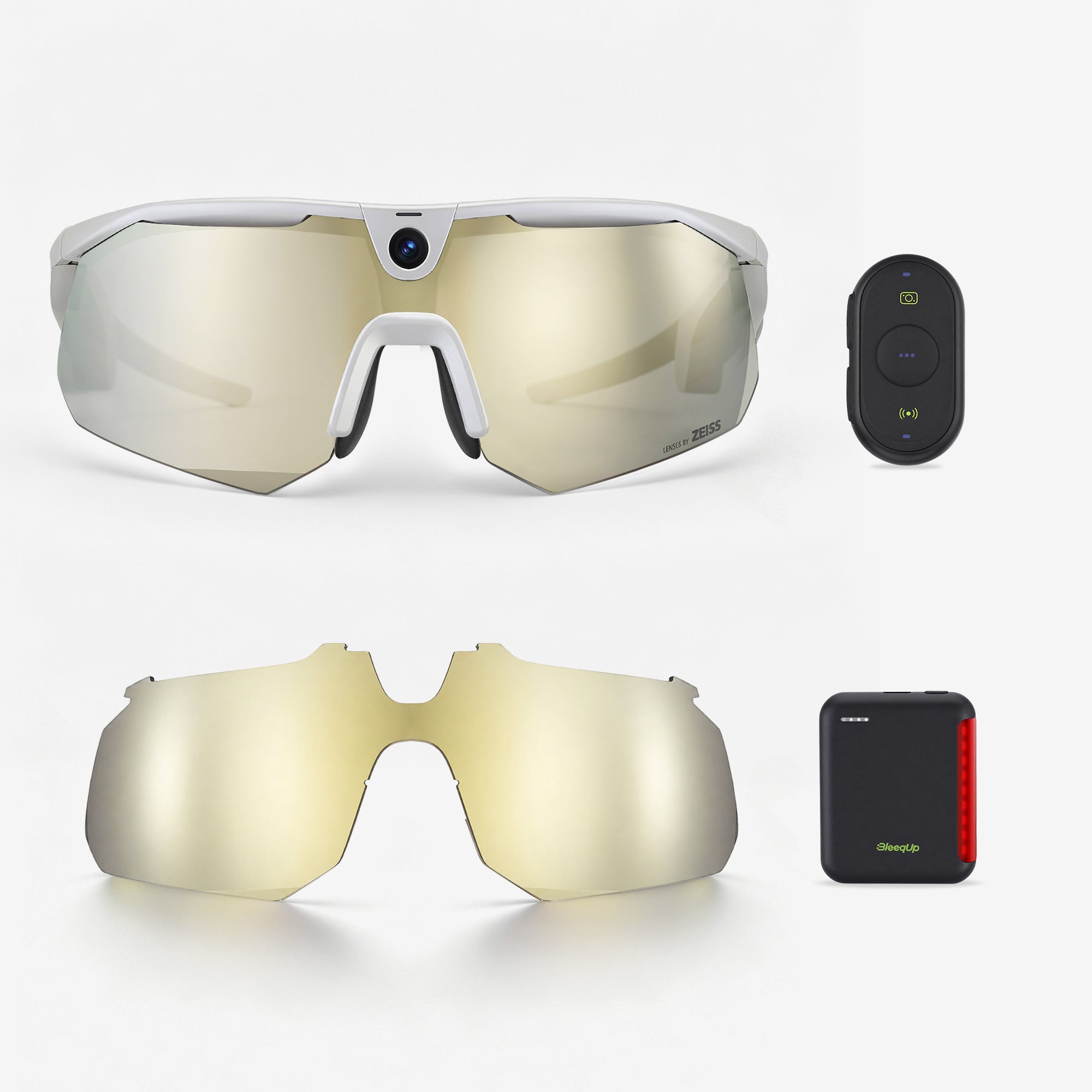 BleeqUp Ranger AI Sports Camera Glasses – Ultimate Bundle