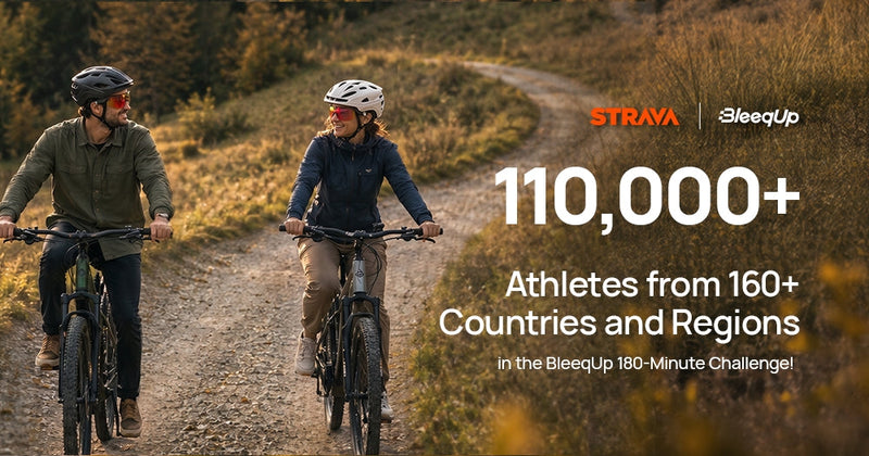 Over 109K Athletes Across 32 Counties Crush Bleequp's 180-Minute Strava Challenge!