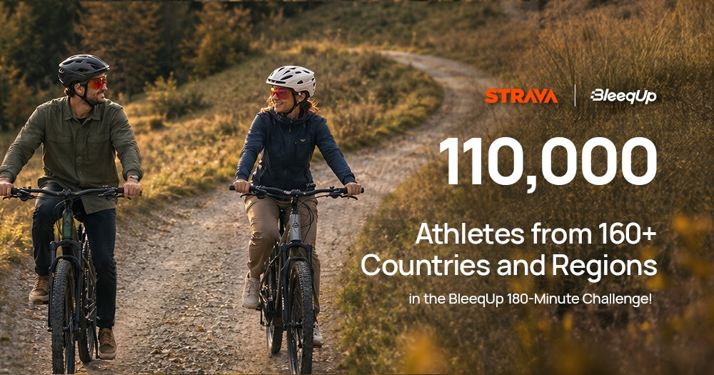 Over 109K Athletes Across 32 Counties Crush Bleequp's 180-Minute Strava Challenge!