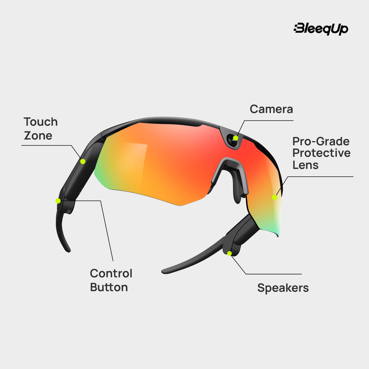 Pre-order BleeqUp - AI Sports Camera Glasses