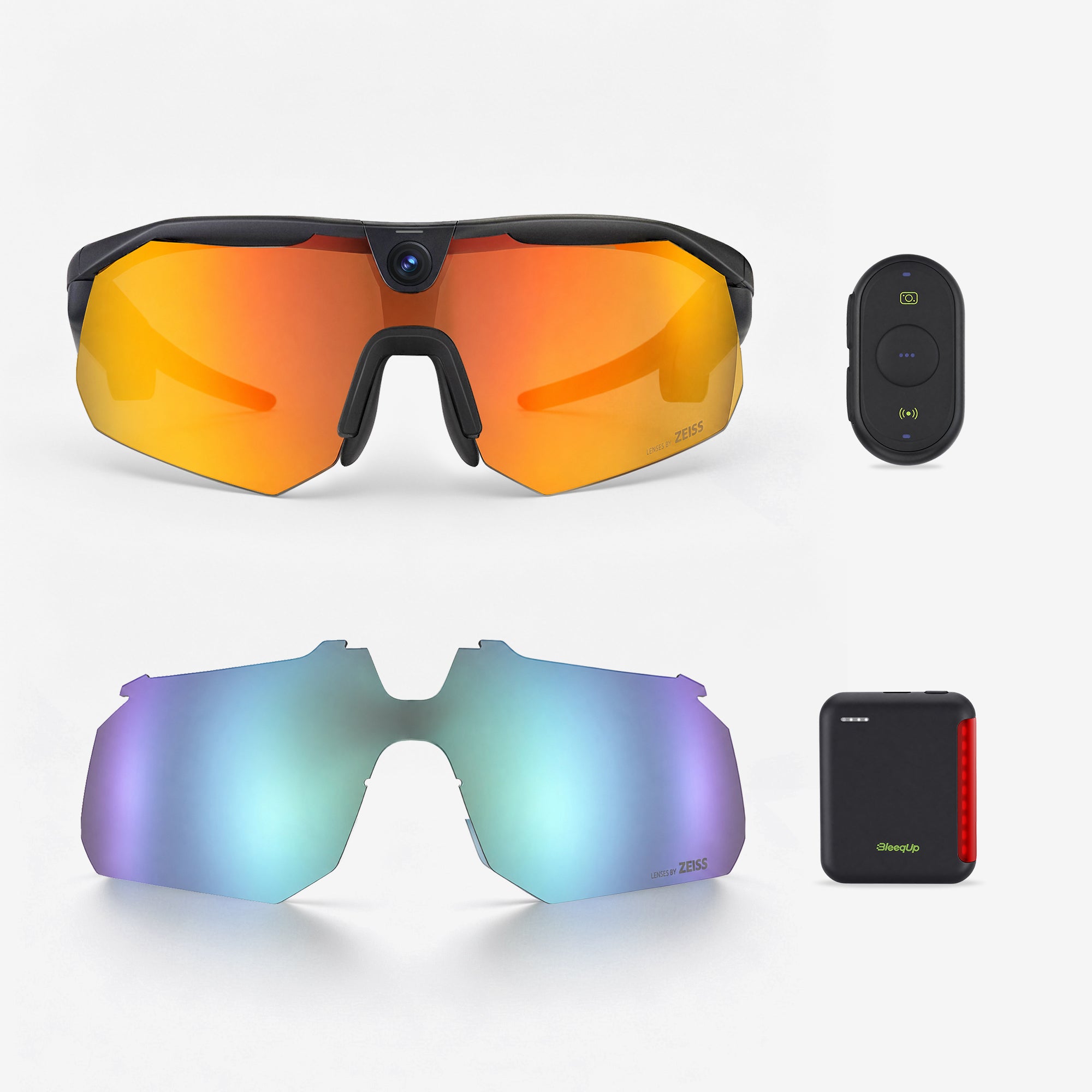 値下げ【新品未開封・国内正規品】BleeqUP Ranger AIスポーツカメラグラス BleeqUp Ranger AI Sports Camera Glasses – Ultimate Bundle