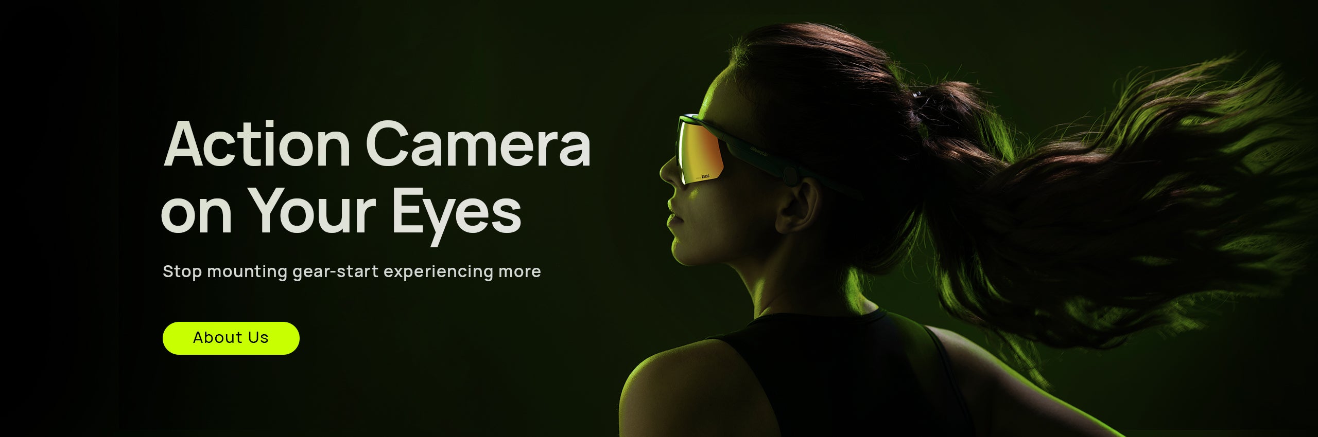 Kính camera thể thao AI BLEEQUP Ranger — kính thông minh phong cách thể thao có camera tích hợp (hero desktop)