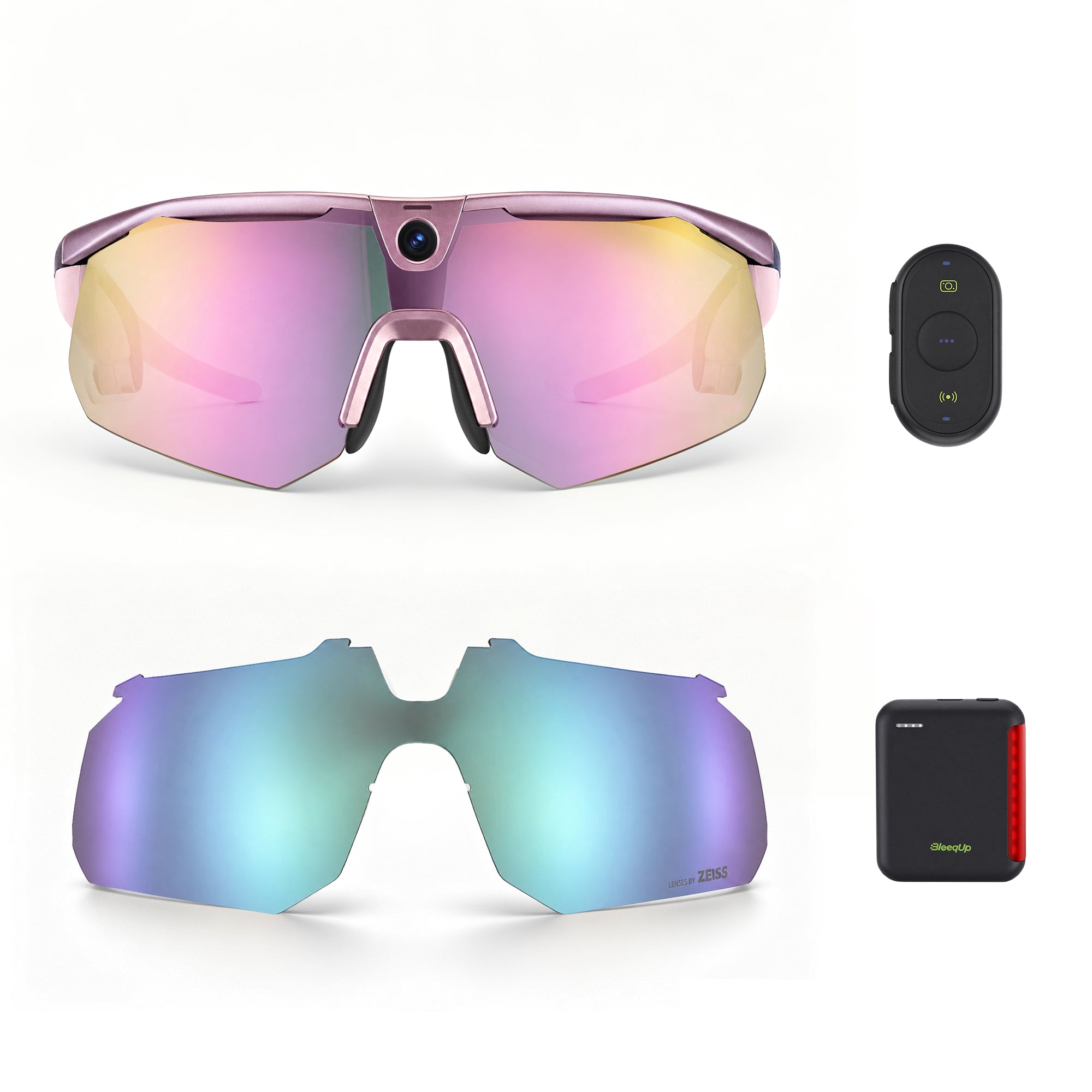 BleeqUp Ranger AI Sports Camera Glasses – Ultimate Bundle