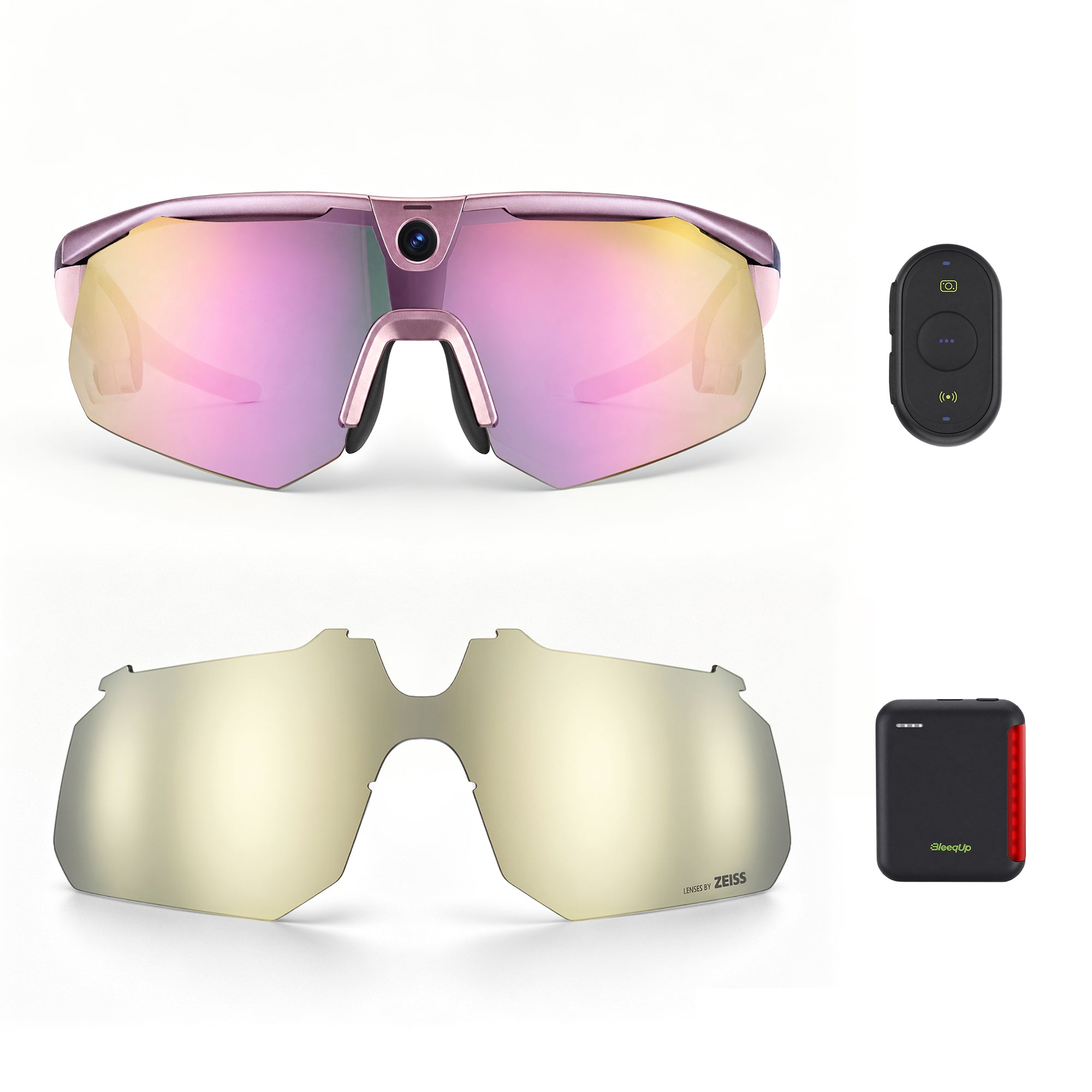 BleeqUp Ranger AI Sports Camera Glasses – Ultimate Bundle