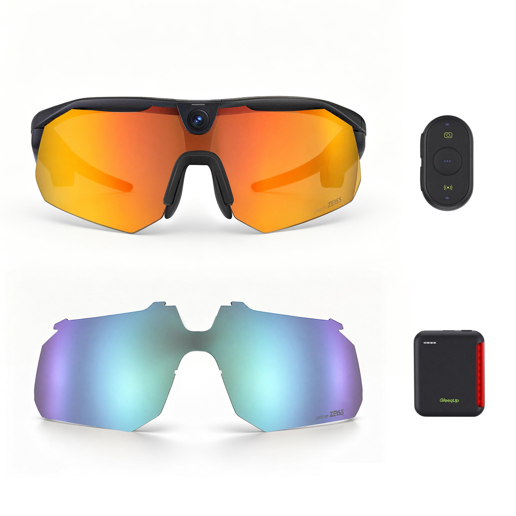 BleeqUp Ranger AI Sports Camera Glasses – Ultimate Bundle