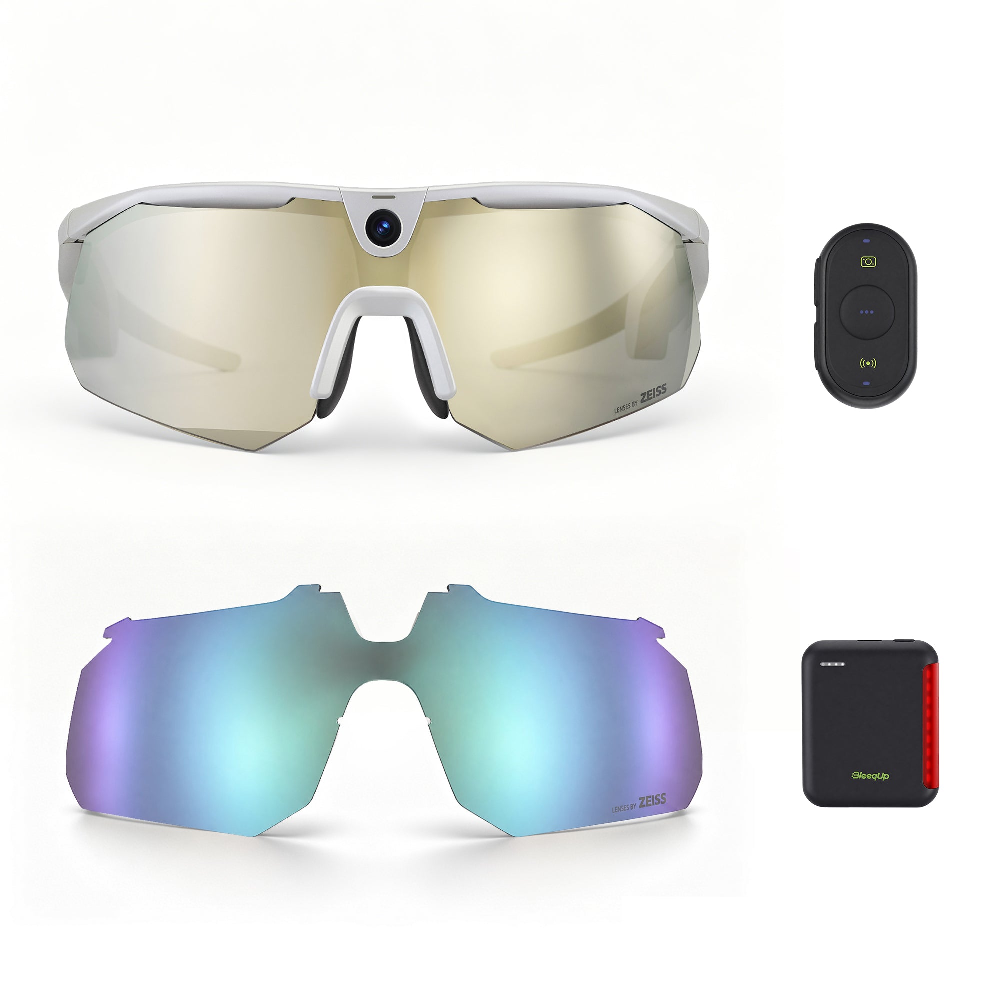 BleeqUp Ranger AI Sports Camera Glasses – Ultimate Bundle