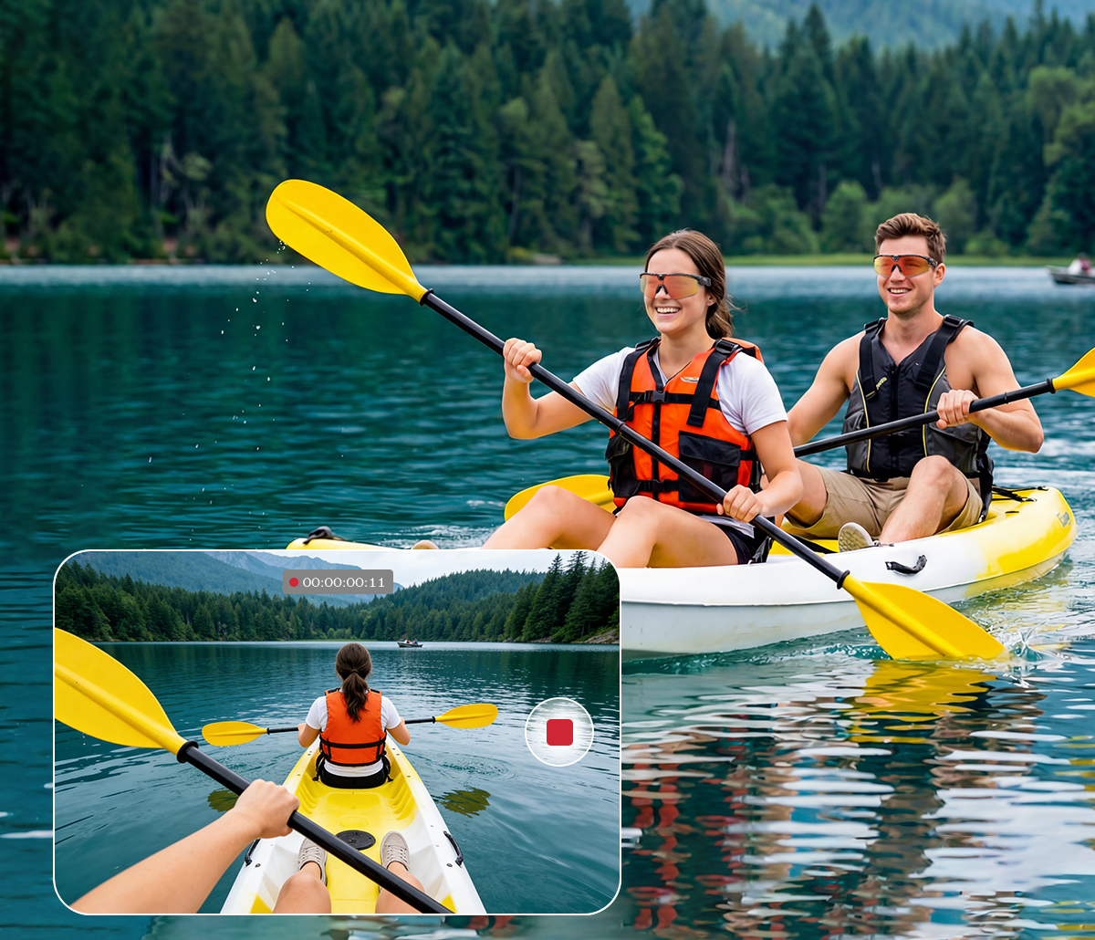 BleeqUp Ranger AI Sports Camera Glasses - Lenses by Zeiss