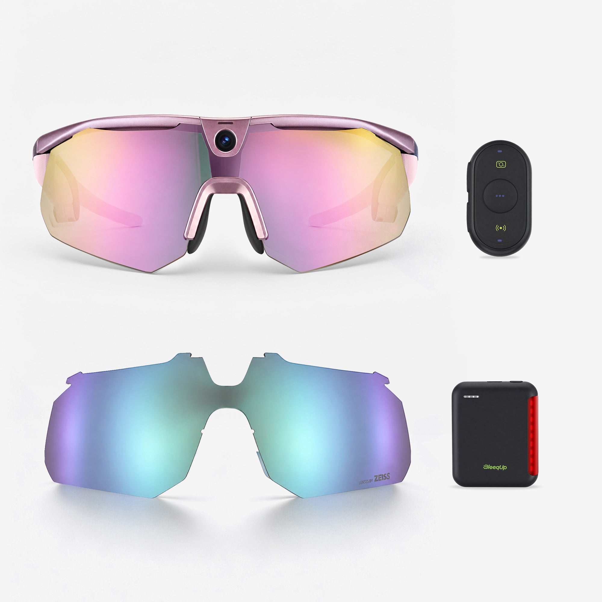 BleeqUp Ranger AI Sports Camera Glasses – Ultimate Bundle