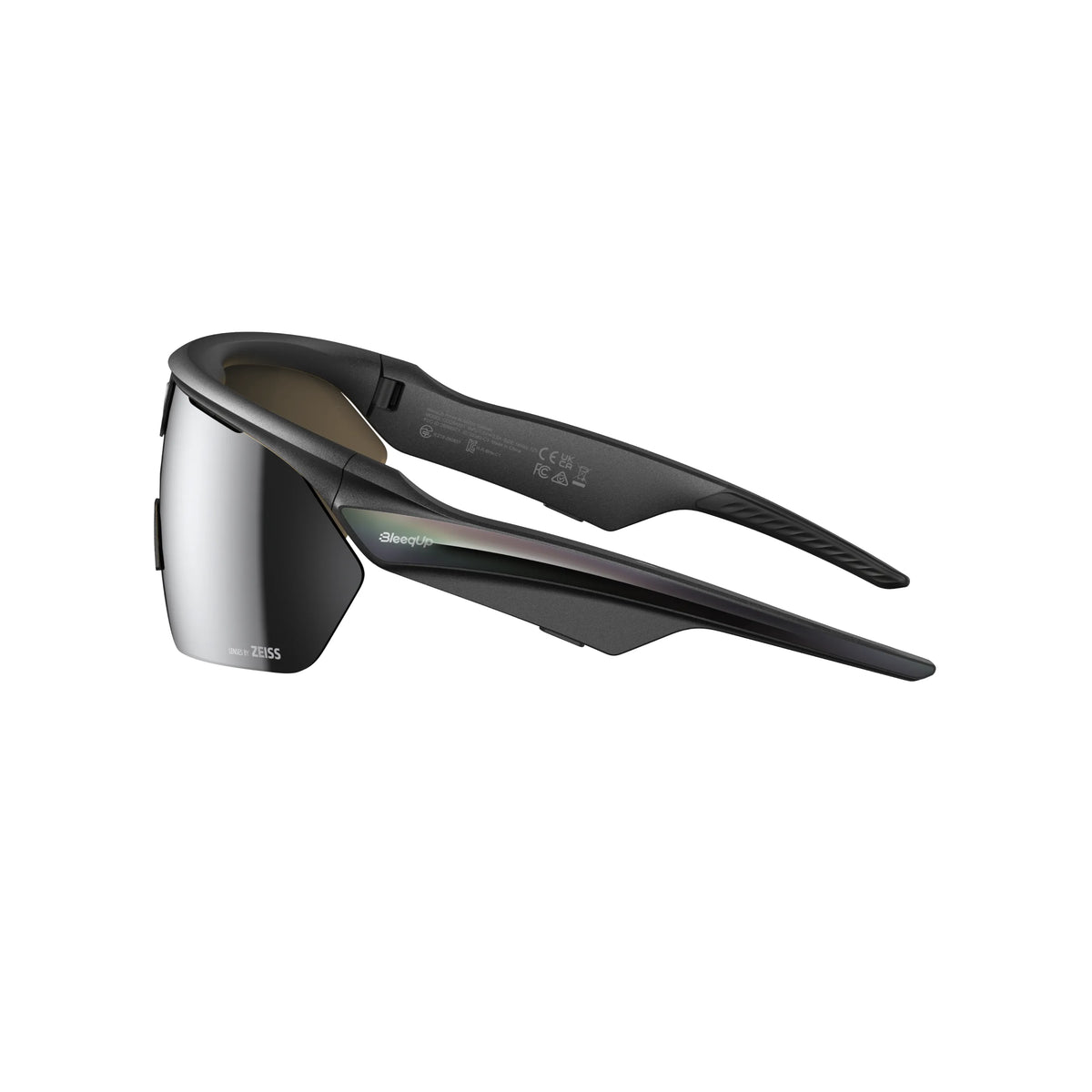 BleeqUp Rover AI Sports Glasses (Zeiss) Lenses - Black