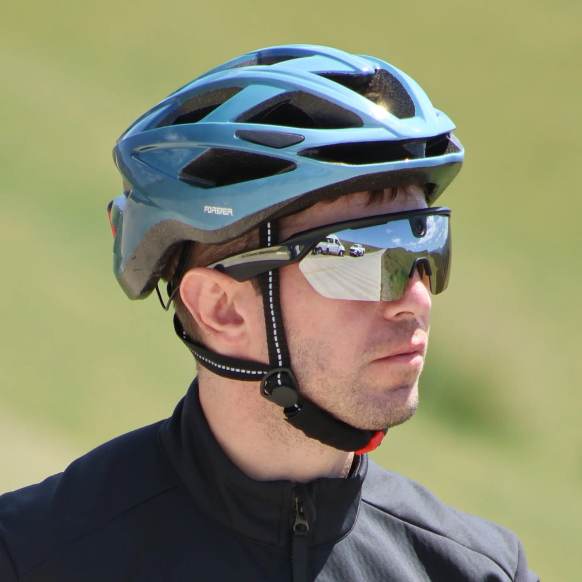BleeqUp Rover AI Sports Glasses (Zeiss) Lenses - Black