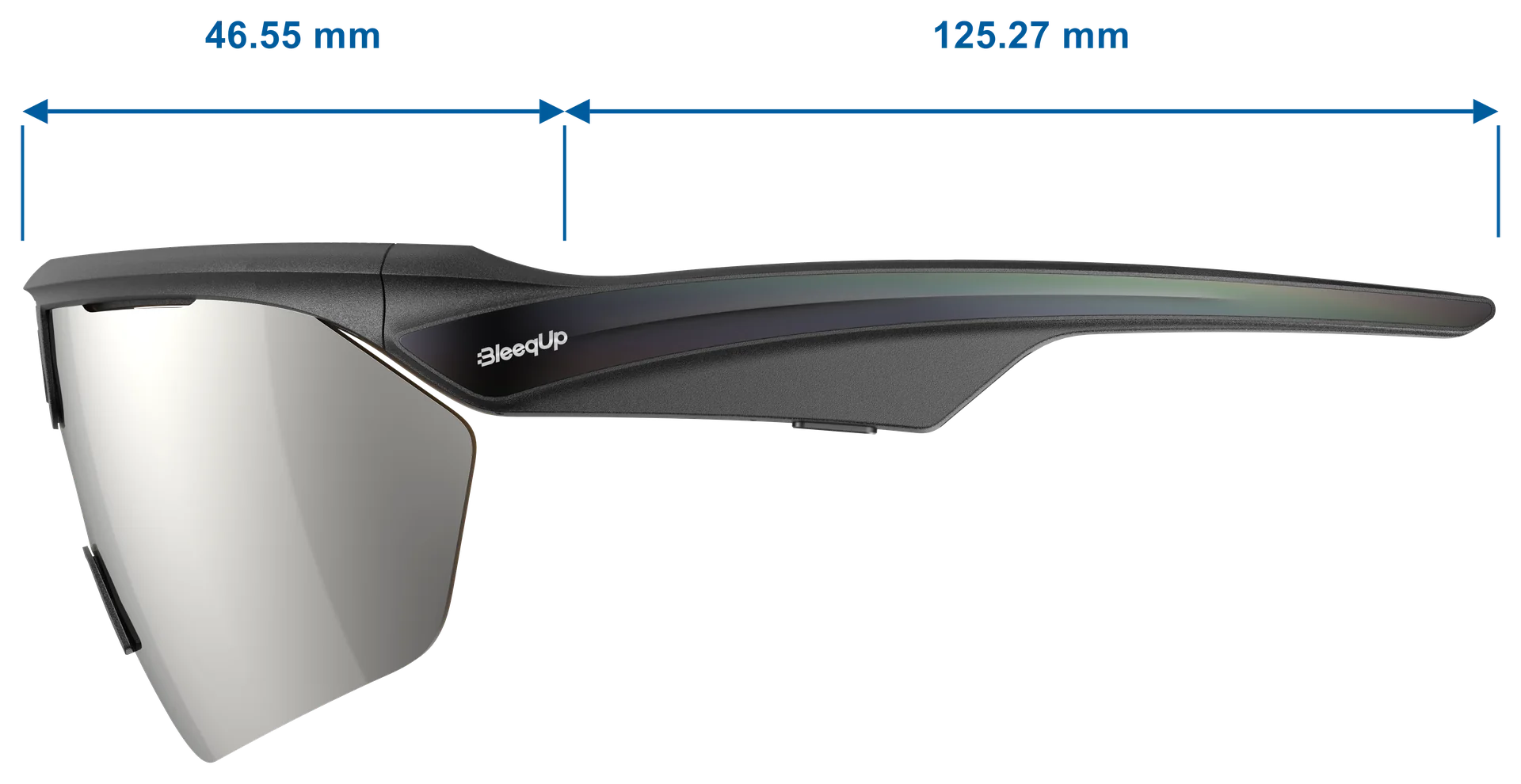 Rover dimension drawing, side view